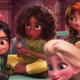 The Disney princesses stage a sleepover, and like Frozen’s Princess Anna, we have questions about Tiana’s new look.